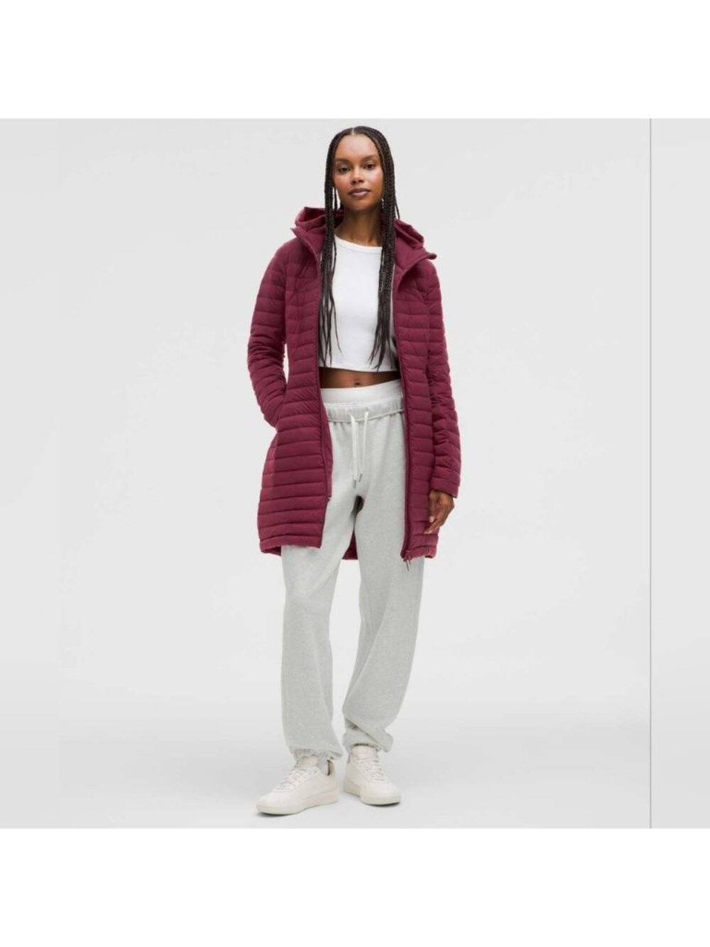 Lululemon Pack It Down Long Jacket Deep Luxe Like New